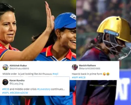 'Middle order just looked like AA thuuu' - Fans react as Royal Challengers Bangalore collapse against Delhi Capitals, face first defeat in WPL 2024