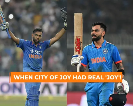 Rohit Sharma and Virat Kohli at Eden Gardens (File Photo, Twitter)