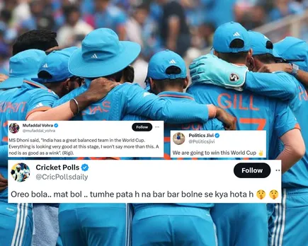 'Ummeed hai India is baar WC jeetegi' - Fans react as MS Dhoni speaks about Indian team's form in ODI World Cup 2023