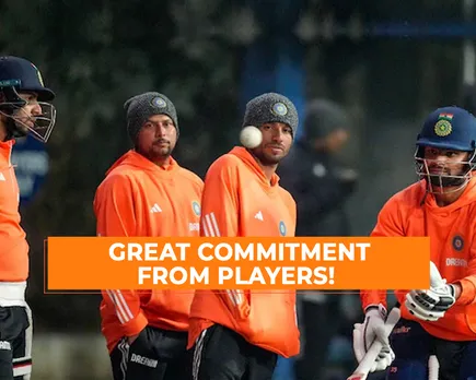 WATCH: Indian players have practice session at Mohali amidst chilling cold ahead of 1st T20I against Afghanistan
