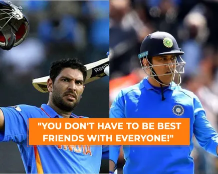 'He was the guy who told me that...' - Yuvraj Singh makes a shocking 'we aren't close friends' statement on his bond with MS Dhoni
