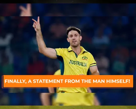 "Everyone tells me it's..." -  Aussie all-rounder Mitchell Marsh breaks his silence on 'resting feet at World Cup trophy' controversy
