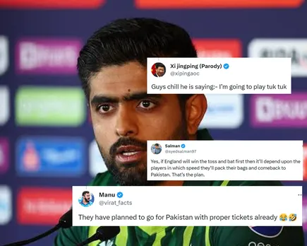 'Khane ko nhi daane amma chali bhunane' - Fans react as Pakistan skipper Babar Azam speaks about his plan to improve NRR against England