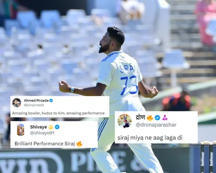 'Siraj miya ne aag laga di' - Fans go berserk as Mohammed Siraj rips apart South Africa's batting attack with sensational five-wicket haul