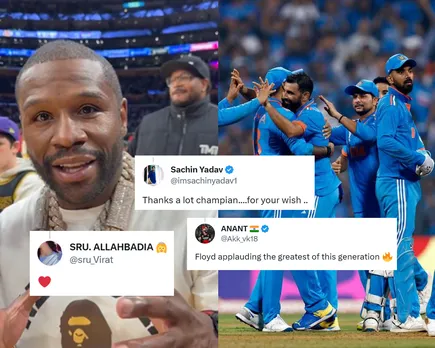 WATCH: 'Thanks a lot champion for your wish' -  Fans react as boxing great Floyd Mayweather wishes Indian Cricket Team ahead of ODI World Cup final