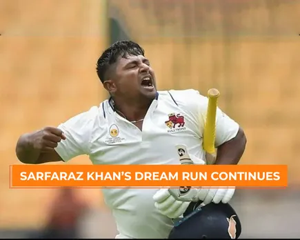 Sarfaraz Khan gives fitting statement to Indian selectors with 61-ball hundred during intra-squad match