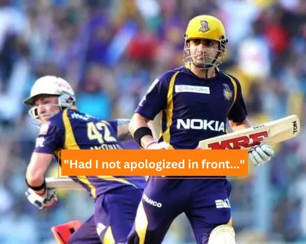 Gautam Gambhir reveals why he apologized to Brendon McCullum