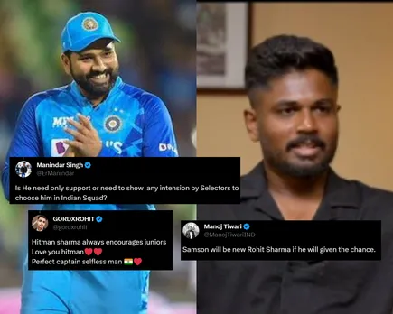 'Perfect captain selfless man' - Fans laud Rohit Sharma after Sanju Samson's 'I have always got great support from Rohit Bhai' statement