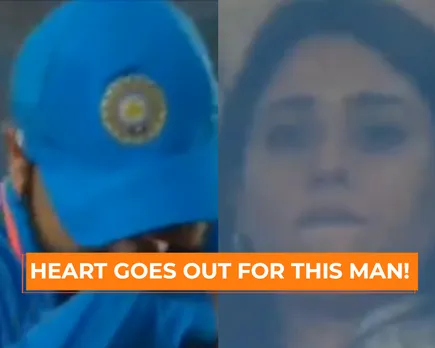 WATCH: Indian skipper Rohit Sharma and his wife Ritika Sajdeh break into tears after gut-wrenching World Cup defeat against Australia
