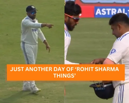 WATCH: 'Aye, hero nai banne ka' - Rohit Sharma rightfully stops Sarfaraz Khan to stand on silly point without helmet, video goes viral