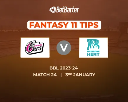 SIX vs HEA Dream11 Prediction, Fantasy Cricket Tips, Today's Playing 11 and Pitch Report for BBL 2023, Match 24