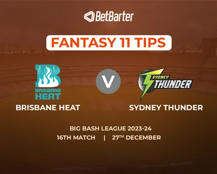 HEA vs THU Dream 11 Prediction, Fantasy Cricket Tips, Today's Playing 11 and Pitch Report for BBL 2023, Match 16