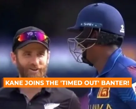 WATCH: Kane Williamson asks Angelo Mathews if he checked his helmet strap before coming to bat, video goes viral