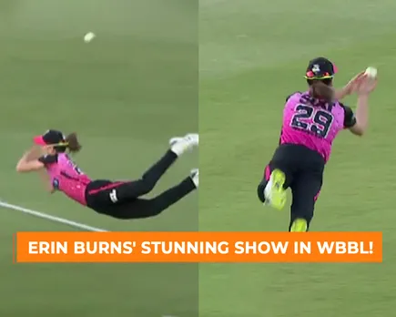 WATCH: Erin Burns' incredible fielding heroics steal the show in WBBL 2023!