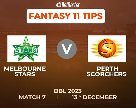 STA vs SCO Dream11 Prediction, Fantasy Cricket Tips, Today's Playing 11 and Pitch Report for BBL 2023, Match 7