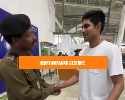 WATCH: Shubman Gill meets Gujarat Titans teammate's father at Ranchi Airport