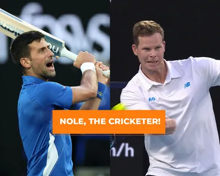 WATCH: Veterans Novak Djokovic and Steve Smith swap their sports in Rod Laver Arena, video goes viral