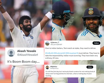 'It's Boom Boom day' - Fans react as India dominate second day of Vizag Test against England with 171-run lead