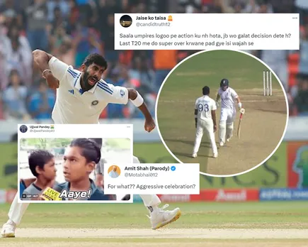 'Aayein, ye kya hua' - Fans react as Jasprit Bumrah gets reprimanded, alongside 1 demerit point for 'inappropriate' physical push with Ollie Pope