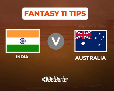 IND vs AUS Dream11 Team Prediction, Fantasy Team Today's, Top Players' Picks, and Captain and Vice-Captain Picks