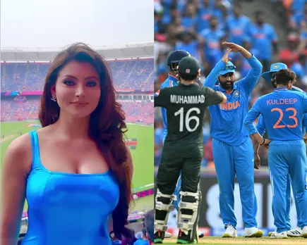 'Chhoti bachhi ho kya' - Fans react as Urvashi Rautela lost her gold-plated iPhone in Ahmedabad during India vs Pakistan match