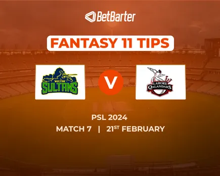 MUL vs LAH Dream11 Prediction, Fantasy Cricket Tips, Match 7, Today's Playing 11 and Pitch Report for PSL 2024