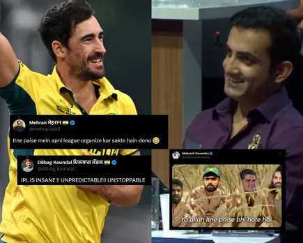 'Ya khuda, itne paise bhi hote hain' - Fans react as Mitchell Starc gets sold to KKR for mammoth amount of INR 24.75 crores in IPL 2024 auction