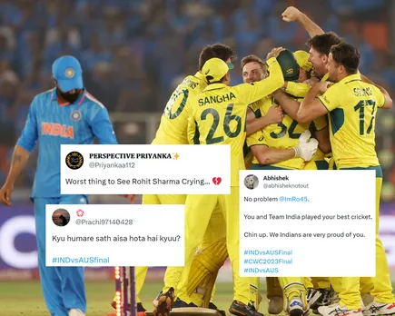 'Kyu humare sath aisa hota hai kyuu?' - Fans dejected as India lose to Australia by six wickets in ODI World Cup 2023 final
