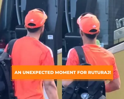 WATCH: Indian team bus driver shuts close before Ruturaj Gaikwad entered, hilarious video goes viral