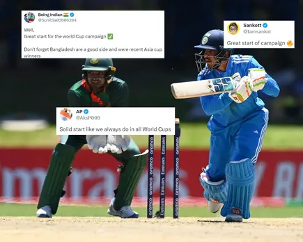 'Great start of campaign' - Fans react as India U19 register big win by 84 runs against Bangladesh U19 in World Cup 2024