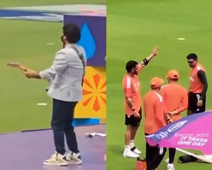 WATCH: Arijit Singh says 'I love you Virat' during his performance before India vs Pakistan match, Virat Kohli's reaction goes viral