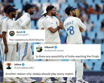 'Ise bolte hai Gareebi me aanta gila' - Fans react as India docked 2 Points from the WTC Table for slow over-rate in 1st Test, slips to number 6