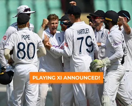 England reveal playing XI for fourth Test match against India