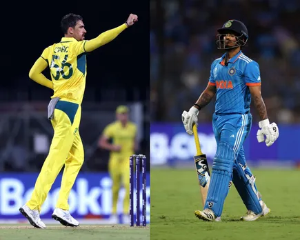 'Ye ho kya raha hai' - Fans react as India face drastic top-order collapse against Australia in ODI World Cup 2023 match