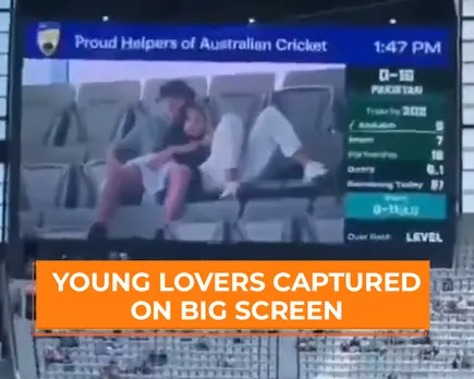 WATCH: Intimate moment of a couple during Boxing Day Test Day 3 in Melbourne