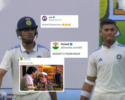 'Jaisball in Hyderabad' - Fans elated as Yashasvi Jaiswal hits blistering 76-run knock against England on first day of First Test