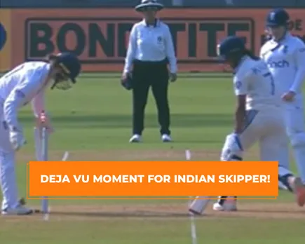 WATCH: Harmanpreet Kaur gets run out in Test against England similarly to her dismissal in T20 WC Semi-Final