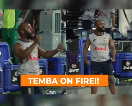 WATCH: Temba Bavuma's animated celebration after South Africa win thrilling win against Pakistan in ODI World Cup 2023