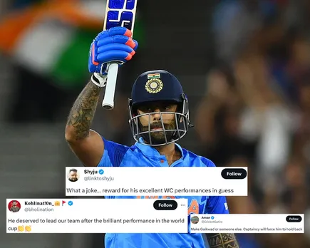 'Ye bhai ko khaali ye format he khilao' - Fans react as Suryakumar Yadav might lead India team during Australia T20I series