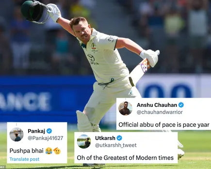 'Please Warner out ho jaao' - Fans react as David Warner scores hundred in first Test of his last test series