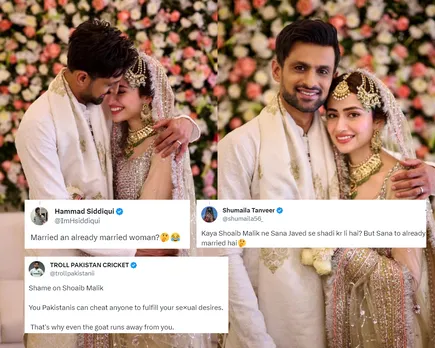 'Damad ji to bahut Tez nikle' - Fans react as Shoaib Malik marries actress Sana Javed amid rumors of separation with Sania Mirza