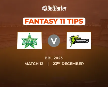 STA vs THU Dream11 Prediction, Fantasy Cricket Tips, Today's Playing 11 and Pitch Report for BBL 2023, Match 12