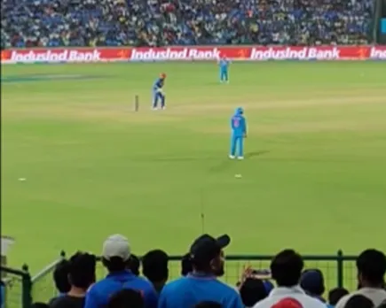 WATCH: Fans intentionally chant 'Kohli Kohli' during Naveen-ul-Haq's batting against India in ODI World Cup 2023 match