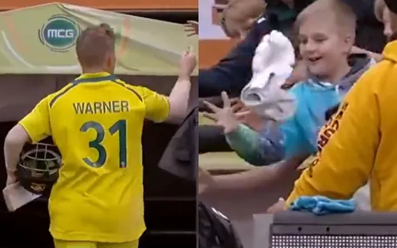 Watch: David Warner’s Heart-warming Gesture Makes The Day Of Young Fan At MCG