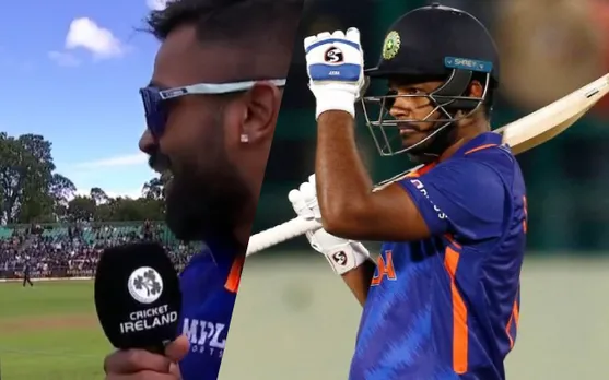 Watch: Fans get excited as Hardik Pandya announces the inclusion of Sanju Samson in second T20I vs Ireland