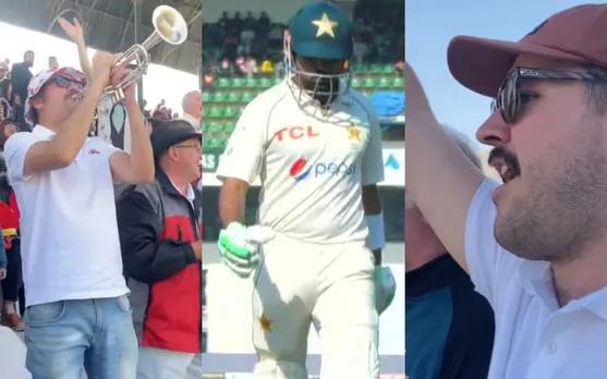 Watch: England’s Barmy Army sings ‘Bye Bye Babar’ from stands after his dismissal in Multan Test