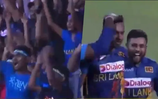 Watch: Crowd goes crazy as Dushmantha Chameera picks the final wicket of Matthew Kuhnemann