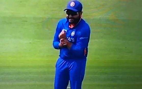 Watch: Rohit Sharma shockingly heals his dislocated shoulder during second ODI against England