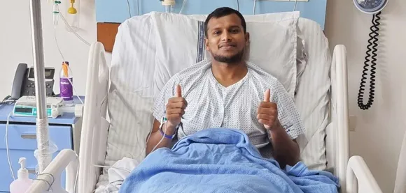 T Natarajan undergoes knee surgery