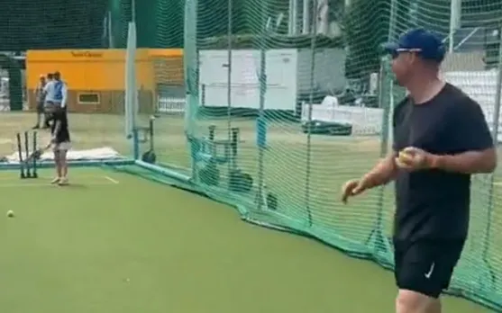 WATCH: David Warner plays cricket with his daughter in nets at the Lord’s